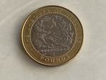 Gibraltar Two 2 Pound Coin Hercules Series The Lernean Hydra 1998 Rare