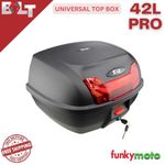 42L TOP BOX UNIVERSAL FIT MOTORBIKE SCOOTER HELMETS MOTORCYCLE STORAGE TOP CASE