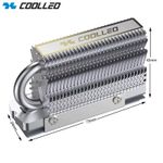 HR-09 M.2 2280 SSD Heatsink AGHP Heatpipe NVMe Cooler Fully Electroplated