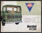AEC MARSHAL 471/505 Sales Brochure 1964-65 #859 8.64