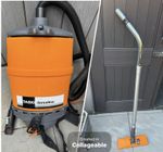 TASKI Dorsalino Backpack Vacuum Cleaner. Used Back Pack Hoover. Accessories Inc