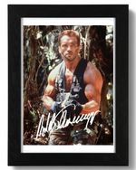 Arnold Schwarzenegger Signed autograph PHOTO Pre Print 6x4/A4/ Framed