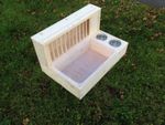 XL Rabbit Hay Feeder with bowls