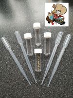Gold Panning kit X4 Vials X4 Snuffers Pump Free Fools Gold Nugget to practice . 