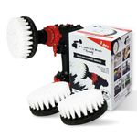 Kornely Premium Drill Brush Professional - 13 cm 3-Piece Set | Scratch-Free