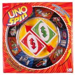 MJ Vision Uno Spin Card Fun Game for Family, 2-10 Players Spin Family Card Game