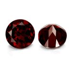 4mm / 5mm / 6mm ROUND FACETED GENUINE MOZAMBIQUE GARNET LOOSE GEMSTONE