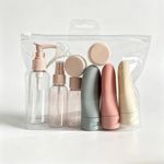 11pcs Travel Bottles Set with Bag Refillable Leakproof Toiletry Containers Kit