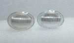 Fiat 500 Ford KA Abarth Maserati Clear Side Indicator Repeaters Pair Left Right