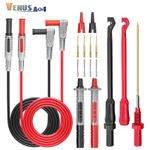 16PCS Automotive Multimeter Test Lead Kit with Wire Piercing Clip Puncture Probe