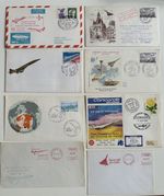 10x Concorde Receipts Aviation First Flight SST Collection FDC Vintage Lot
