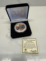 Rare Morgan Mint ‘Concorde First & Last Flights’ Silver Eagle Dollar Set COA+Box
