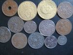 12 OLDER SCANDINAVIAN COINS