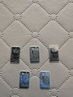 5x 1g .999 Fine Silver Bars Canadian Maple & Archangel Designs