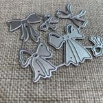 🇬🇧 BOWS, METAL CUTTING DIE, CARD MAKING, SCRAP-BOOKING JOURNAL