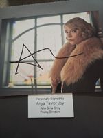 Anya Taylor Joy Signed 10x8  With Coa Peaky Blinders