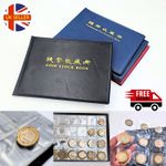 240 Coin Album Collection Book 120 180 Folder Holder Pocket Money Storage Case