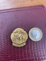 London Bulldog Society Gilt Pin Badge 1891-1966 Near Mint Condition Dog