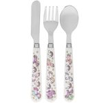 Lesser & Pavey Little Stars Unicorn Cutlery Set | Kids 3 Piece Knife Fork Spoon