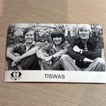 Chris Tarrant Tiswas Autograph Small Postcard Picture Black And White ATV