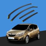 Vauxhall Meriva B MK2 2010-2017 5 Door MPV Wind Deflectors 4pc Tinted