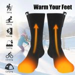 Winter Electric Heated Socks Rechargeable Battery Warm Socks Foot Warmer Outdoor
