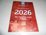 2026 FA YOUTH CUP FINAL  MANCHESTER CITY v MAN UTD PROGRAMME DATED 14.05.2026