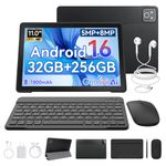 2026 Newest 11 inch Tablet Android 16 Tablet 32GB RAM+256GB ROM Octa-Core WiFi