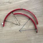 Vintage Bluemels popular plastic Mudguards 27'' wheel red 