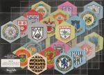 MISTER SOFTEE-FULL SET- 1ST DIVISION FOOTBALL CLUB BADGES 1972 (M24 CARDS)