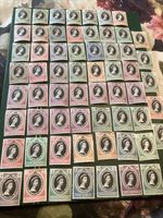 QE2 1953 COMMONWEALTH CORONATION CROWNS x 61 MINT CONDITION
