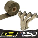 DEI Titanium Exhaust Wrap Manifold / System / Silencer - 15ft Roll x 2 Inch Wide