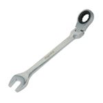 Flexible Head Ratchet Spanner 27mm Chrome Vanadium Steel, 5° Ratchet Action