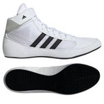 Adidas Havoc Kids Wrestling Boots White Black Boxing Training Shoe Boys Girls