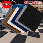 4/20 Self Adhesive Carpet Tiles Commercial Retail Office Home Flooring Floor Mat
