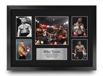 Mike Tyson Signed Boxing A3 Pre Printed Autograph Photo Memorabilia Gift