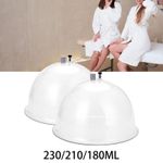 Large Vacuum Cupping Machine Accessories Sturdy Body Lift Suction Cups for Women