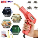 Hot Stapler Car Bumper Fender Welding Welder Gun Plastic Repair Kit with Staples