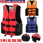 Life Jackets Watersport Ski Adult Buoyancy Aid Kayak Sailing Boating Jacket UK
