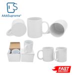3A Sublimation 36/72 White Mugs 11oz Handle Gift Box Heat Press Double Layer