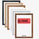 BLACK Picture Frame OAK WALNUT WHITE A1 A2 A3 A4 A5 Modern Poster Photo Frames