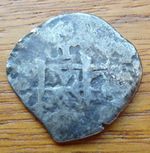 SILVER 1 REALE COIN SPAIN SHIPWRECK