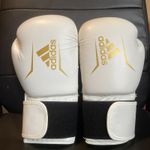 adidas Speed 50 Training Boxing Gloves White