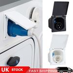 Mains Hook Up Inlet Socket 240V Flush Fitting Caravan Motorhome Campervan
