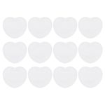 12Pcs Urinal Screen Deodorizer Anti-Splash Anti-Clogging Urinal Cakes White