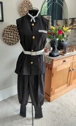 Demon Slayer Uzui Tengen Cosplay Costume Outfit Size small inc accessories 