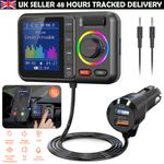 Car FM Wireless Bluetooth Transmitter MP3 Player USB Fast Charger Adapter UK