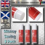 3 x Cork Grease - Money Saving 3 Pack - For Saxophone, Clarinet, Flute, Oboe...