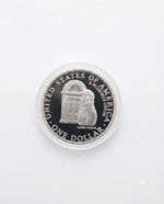 Free Shipping 1992 W White House James Hoban Silver Dollar Proof Coin w/ Capsule