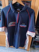 Donington Park British Motorcycle Grand Priix Zip Up Polo Shirt Size Xxl